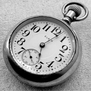 Elgin Intl. Watch Co. Antique 1891 Pocket Watch - Runs Perfectly